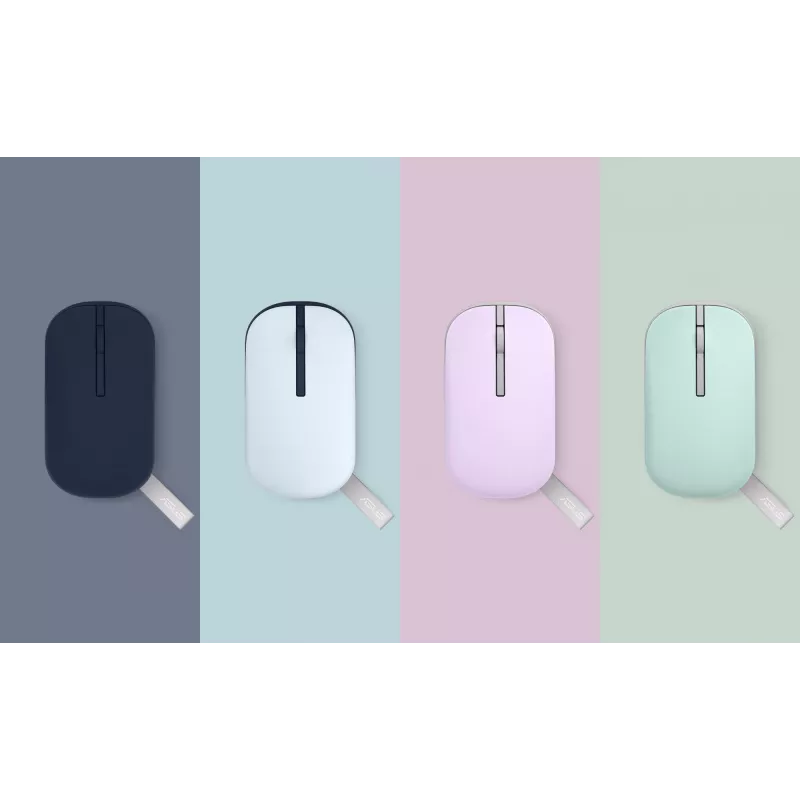 Mouse ASUS Marshmallow MD100 ufficio ambidestro RF Wireless + Bluetooth ottico 1600 DPI