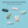 ASUS Marshmallow MD100 Mouse Office Ambidestro RF Wireless + Bluetooth Ottico 1600 DPI