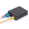 DIGITUS DN-82120-1 convertitore di supporti Gigabit, multimodale, da 10/100/1000Base-T a 1000Base-SX, RJ45 / SC, 850 nm, fino a 0,5 km