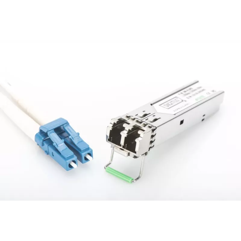 DIGITUS Modulo SFP 1,25 Gbit/s, fino a 80 km Singlemode, connettore LC Duplex 1000Base-LX, 1550 nm