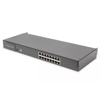 DIGITUS Switch KVM modulare Cat5 16 porte per console KVM modulare