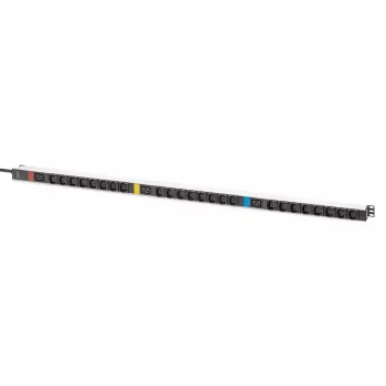 DIGITUS IT BASIC PDU. 3PH. 16A. 24 x C13. 3 x C19 Verticale. Cavo 3m. Connettore IEC309 3Ph-16A