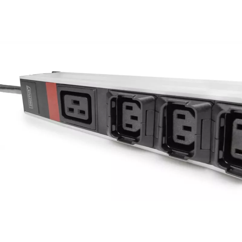 DIGITUS IT BASIC PDU. 3PH. 16A. 24 x C13. 3 x C19 Verticale. Cavo 3m. Connettore IEC309 3Ph-16A