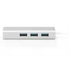 DIGITUS Hub USB 3.0 Type-C 3 porte con Gigabit Ethernet 3x USB A/F,1xUSB C/M,1x RJ45 LAN