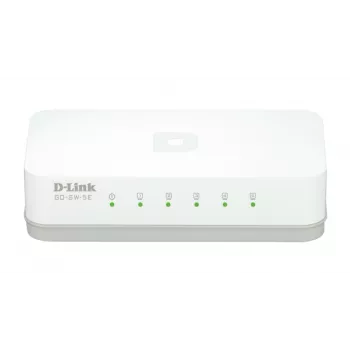 D-Link GO-SW-5E/E Switch di rete Unmanaged Fast Ethernet (10/100) bianco