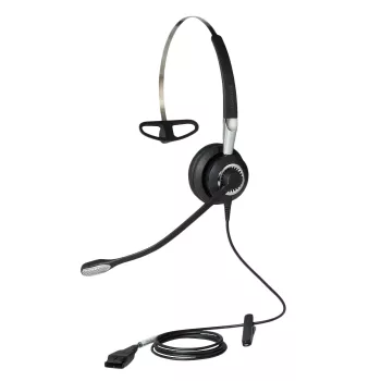 Jabra BIZ 2400 II Mono 3-1, con filo, ufficio/call center, 54 g, cuffia, nero, argento