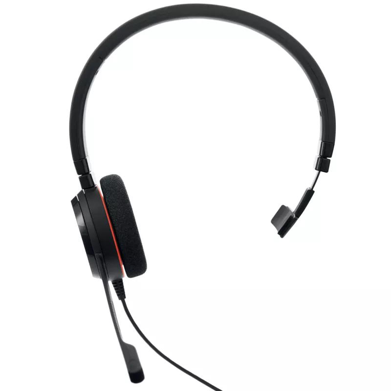 Jabra EVOLVE 20 MS Mono, con filo, ufficio/call center, 150 - 7000 Hz, 142 g, cuffia, nero