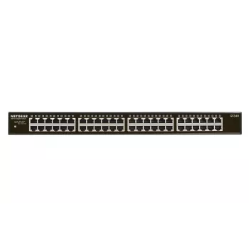 NETGEAR GS348 Unmanaged Gigabit Ethernet (10/100/1000) 1U nero