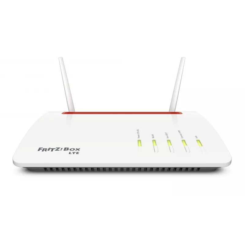 Box FRITZ 6890 LTE Router wireless Gigabit Ethernet Dual-Band (2,4 GHz / 5 GHz) 4G nero, rosso, bianco