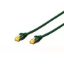 DIGITUS Cavo patch - CAT6a - S/FTP - Snagless - Cu - 3 m - verde
