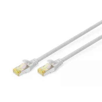 DIGITUS Cavo patch - CAT6a - S/FTP - senza linguetta - Cu - 25 m - grigio