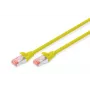 Cavo patch DIGITUS - CAT6 - S/FTP - protezione linguette - Cu - 10 m - giallo