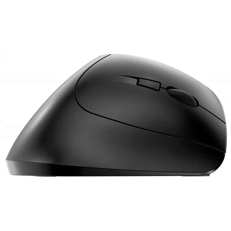 CHERRY MW 4500 mouse wireless a 45 gradi, nero, USB, per destrimani, design verticale, ottico, RF Wireless, 1200 DPI, nero