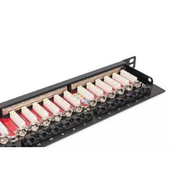DIGITUS Patch panel CAT6a schermato 24 porte 0,5HE (dn91624sslea)