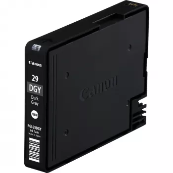 Canon PGI-29DGY cartuccia d'inchiostro grigio scuro, grigio scuro, inchiostro pigmentato, 1 pz., 670 pagine