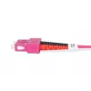 DIGITUS cavo patch in fibra ottica, SC su SC multimodale OM4 - 50/125 µ, duplex, colore RAL4003 lunghezza 1 m