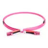 DIGITUS cavo patch in fibra ottica, LC su LC multimodale OM4 - 50/125 µ, duplex, colore RAL4003 lunghezza 7 m
