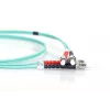 DIGITUS cavo patch in fibra ottica, ST su ST multimodale 50/125 µ, duplex lunghezza 10 m, classe OM3