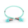 DIGITUS cavo patch in fibra ottica, SC su SC multimodale 50/125 µ, duplex lunghezza 1 m classe OM3