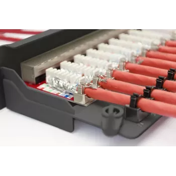 DIGITUS Professional CAT6A, Classe EA Patch Panel, schermato