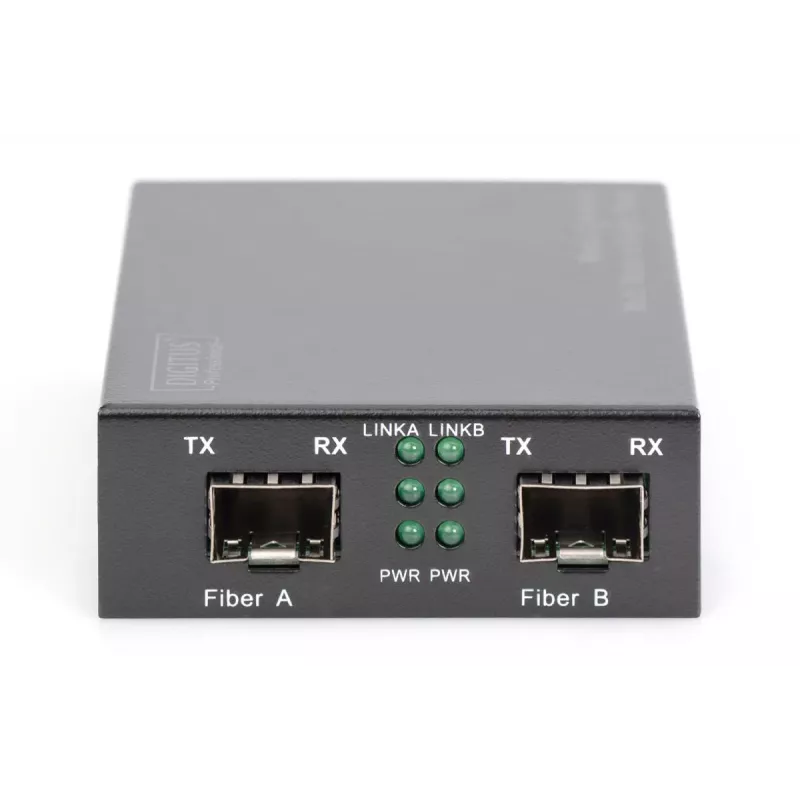 DIGITUS convertitore multimediale multi-/monomodale Gigabit 850nm 1310nm 1550nm (SM)