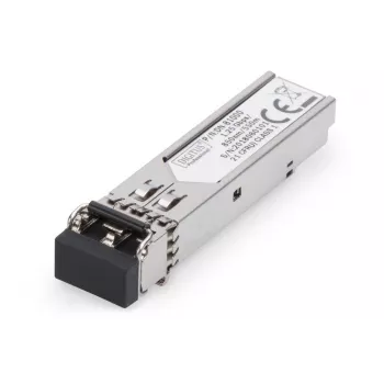 DIGITUS modulo SFP 1,25 Gbit/s, fino a 550 m multimodale, connettore LC duplex 1000Base-SX, 850 nm