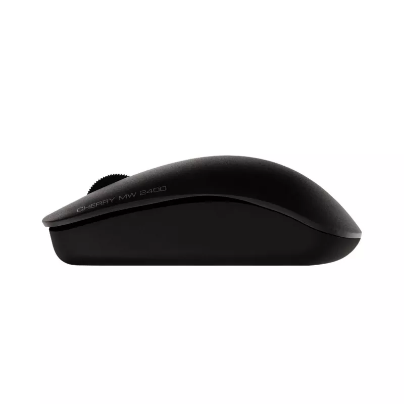 CHERRY MW 2400 mouse wireless, nero, USB, ambidestro, ottico, RF wireless, 1200 DPI, nero