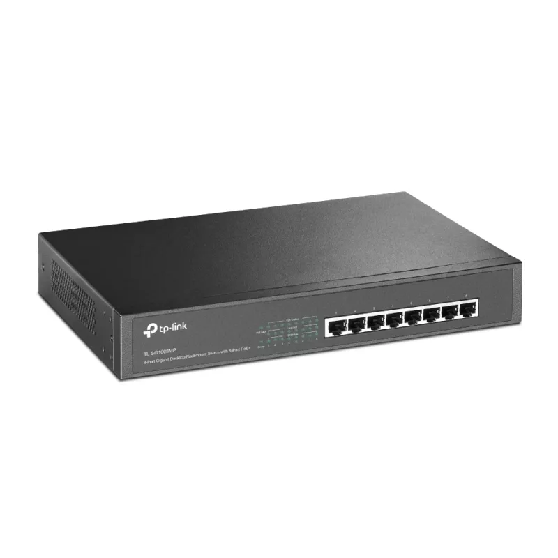 TP-Link TL-SG1008MP non gestito Gigabit Ethernet (10/100/1000) Power over Ethernet (PoE) 1U nero