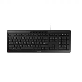 CHERRY STREAM tastiera ufficio USB QWERTY inglese US nera