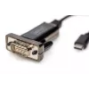 DIGITUS convertitore USB Type-C 2.0 su seriale, DSUB 9M cavo 1m
