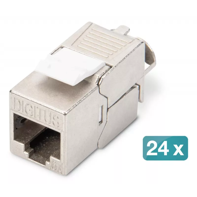 DIGITUS DN-93615 Modulo Keystone CAT 6A schermato, montaggio senza attrezzi