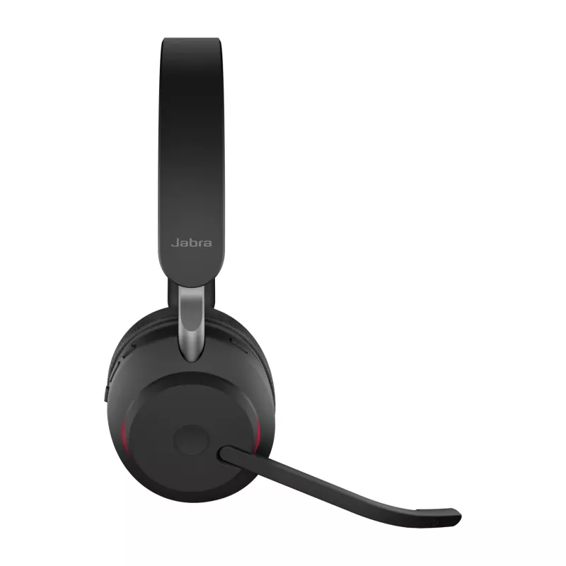 Jabra Evolve2 65 USB-A nero UC caricabatterie stereo, wireless, ufficio/call center, 20 - 20000 Hz, 176,4 g, headset, nero