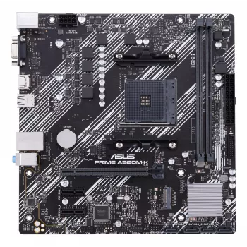 Scheda madre ASUS PRIME A520M-K, chipset AMD A520, socket AM4, micro ATX, 2x DDR4, 64 GB, 1x M.2, 4x SATA III, HDMI 2.1