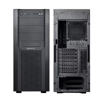 Case PC CHIEFTEC CW-01B-OP tower nero — SPCC, 7 alloggiamenti 3,5 pollici, 7 alloggiamenti 2,5 pollici, 3 alloggiamenti 5,25 pollici, fino a 410 mm GPU