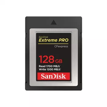 WESTERN DIGITAL SanDisk CF Express Extreme Pro 128 GB, 1700 MB/s lettura, 1200 MB/s scrittura
