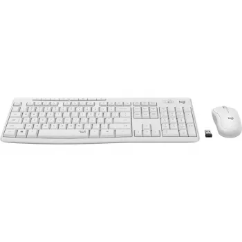 LOGITECH Mk295 Silent Wireless Combo bianco sporco Qwertz tedesco
