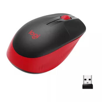 Mouse Logitech M190 Wireless USB rosso