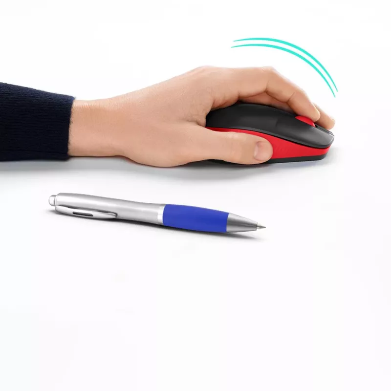 Mouse Logitech M190 Wireless USB rosso