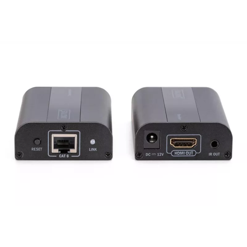 DIGITUS set extender HDMI 4K, HDMI 2.0 30/60 m su cavo di rete (CAT6, 6a, 7), UHD 4K2K/60 Hz
