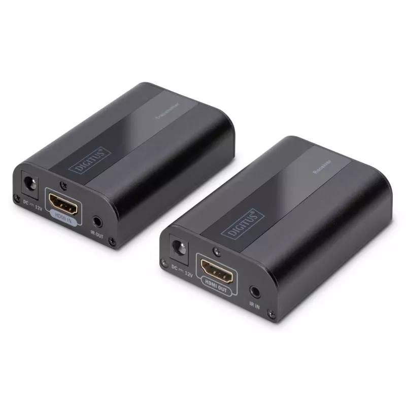 DIGITUS set extender HDMI 4K, HDMI 2.0 30/60 m su cavo di rete (CAT6, 6a, 7), UHD 4K2K/60 Hz