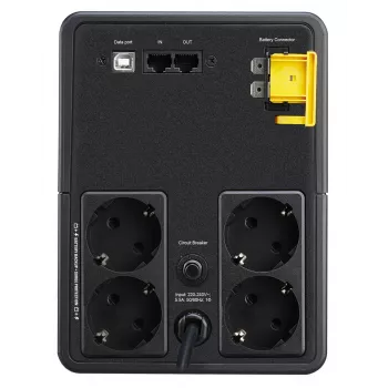APC Back-UPS, 1200VA, tower, 230V, 4x prese CEE 7/7 Schuko, AVR