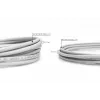 Cavo di rete Digitus CAT 6A U/FTP patch cable sottile RJ-45 Cat6a 1m grigio