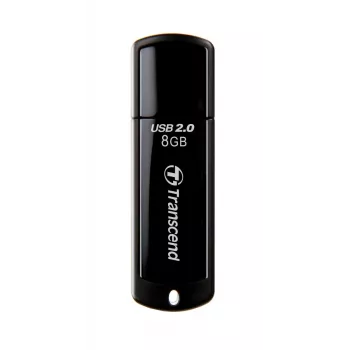 TRANSCEND Jetflash 350 - 8 GB Chiavetta USB - USB 2.0 - Nero