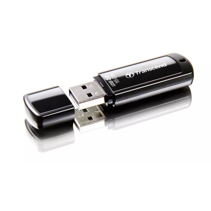 TRANSCEND Jetflash 350 - 16GB Chiavetta USB - USB 2.0 - Nero