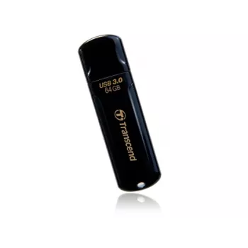 TRANSCEND JetFlash 700 - 64 GB Chiavetta USB - USB 3.0 - Nero