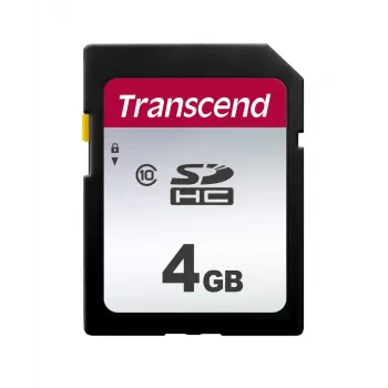 TRANSCEND Scheda SDHC 300s 4GB UHS-I U1