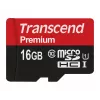 Memoria flash Transcend 16GB MicroSDHC Classe 10 UHS-I TS16GUSDCU1