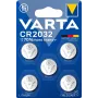 VARTA Batteria Pila a bottone al litio Cr2032 3V (5 pezzi)