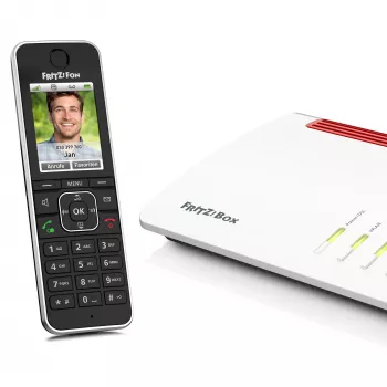 Telefono DECT AVM FRITZ!Fon C6 nero