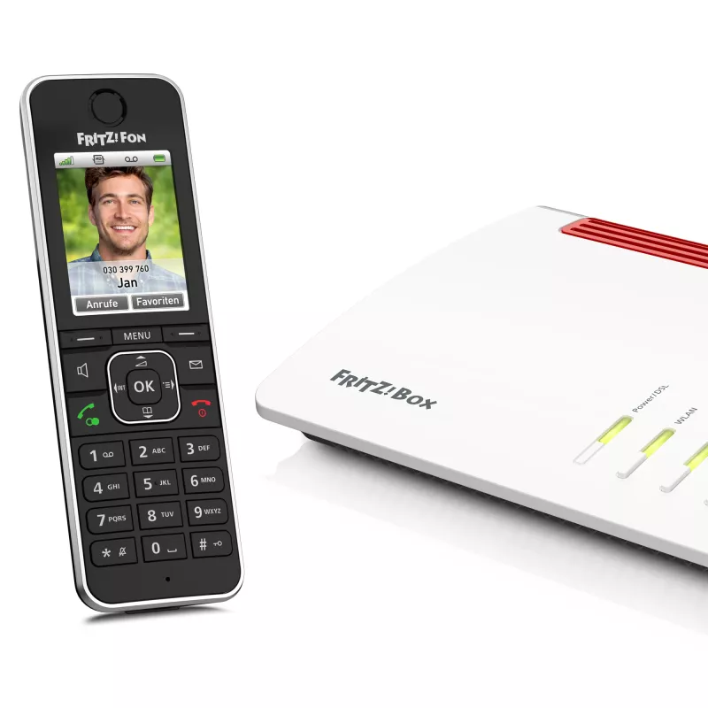Telefono DECT AVM FRITZ!Fon C6 nero